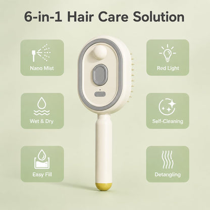 Electric Spray Retractable Air Cushion Comb